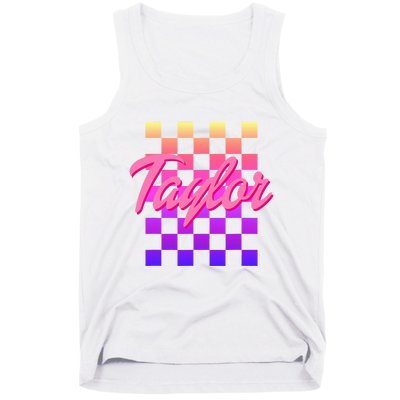 T.aylor First Named Baby Birthday  Tank Top