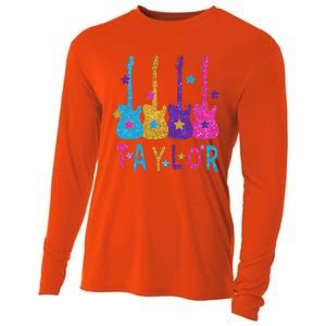 Taylor First Name I Love Taylor Cooling Performance Long Sleeve Crew