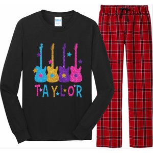 Taylor First Name I Love Taylor Long Sleeve Pajama Set