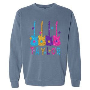 Taylor First Name I Love Taylor Garment-Dyed Sweatshirt