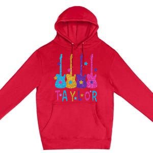 Taylor First Name I Love Taylor Premium Pullover Hoodie