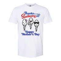 Thanks For Not Swallowing Us Happy Mother's Day Funny Softstyle CVC T-Shirt