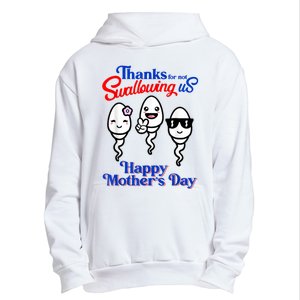 Thanks For Not Swallowing Us Happy Mother's Day Funny Urban Pullover Hoodie