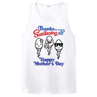 Thanks For Not Swallowing Us Happy Mother's Day Funny PosiCharge Competitor Tank