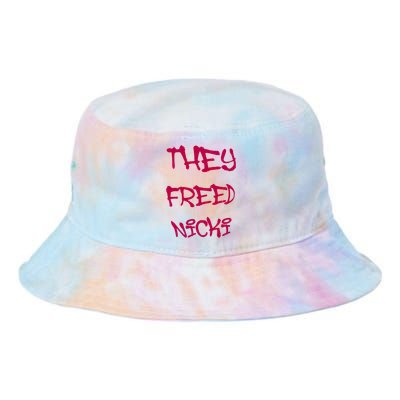 They Freed Nicki Tie Dye Newport Bucket Hat