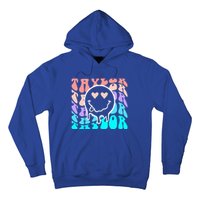 T.aylor First Name Retro Happy Face Groovy Birthday Gift Hoodie