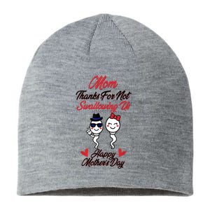 Thanks For Not Swallowing Us Happy Mother's Day Sustainable Beanie