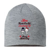 Thanks For Not Swallowing Us Happy Mother's Day Sustainable Beanie