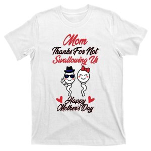 Thanks For Not Swallowing Us Happy Mother's Day T-Shirt