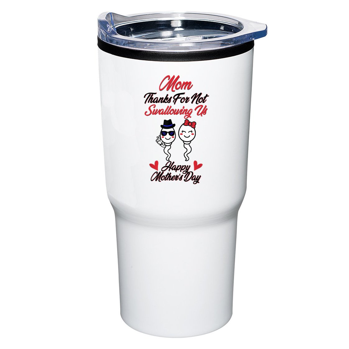 Thanks For Not Swallowing Us Happy Mother's Day Tumbler