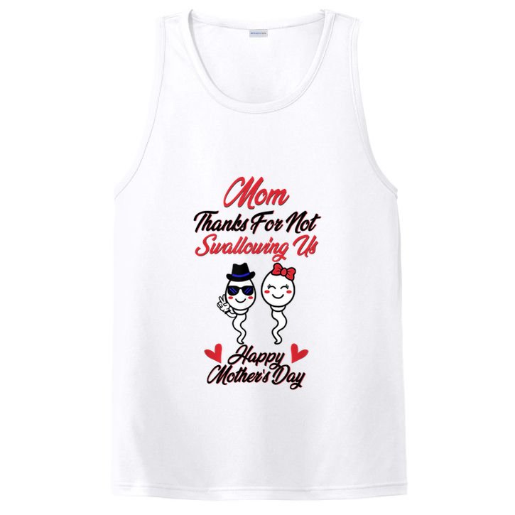 Thanks For Not Swallowing Us Happy Mother's Day PosiCharge Competitor Tank