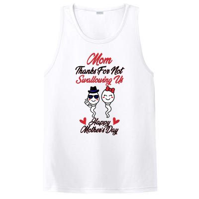 Thanks For Not Swallowing Us Happy Mother's Day PosiCharge Competitor Tank