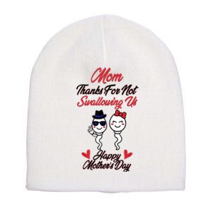 Thanks For Not Swallowing Us Happy Mother's Day Short Acrylic Beanie