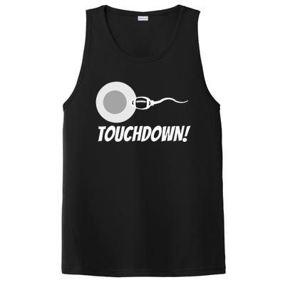 Touchdown Football New Dad Funny Pregnancy Announcement PosiCharge Competitor Tank