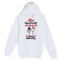 Thanks For Not Swallowing Us Happy Mother's Day Premium Pullover Hoodie