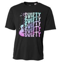 Taylor First Name I Love Taylor Girl Groovy 80S Cooling Performance Crew T-Shirt