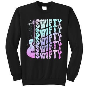 Taylor First Name I Love Taylor Girl Groovy 80S Sweatshirt