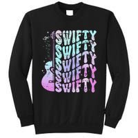 Taylor First Name I Love Taylor Girl Groovy 80S Sweatshirt