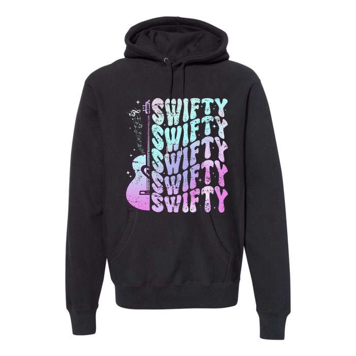 Taylor First Name I Love Taylor Girl Groovy 80S Premium Hoodie