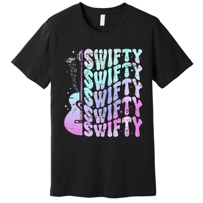 Taylor First Name I Love Taylor Girl Groovy 80S Premium T-Shirt