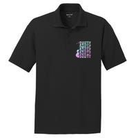 Taylor First Name I Love Taylor Girl Groovy 80S PosiCharge RacerMesh Polo