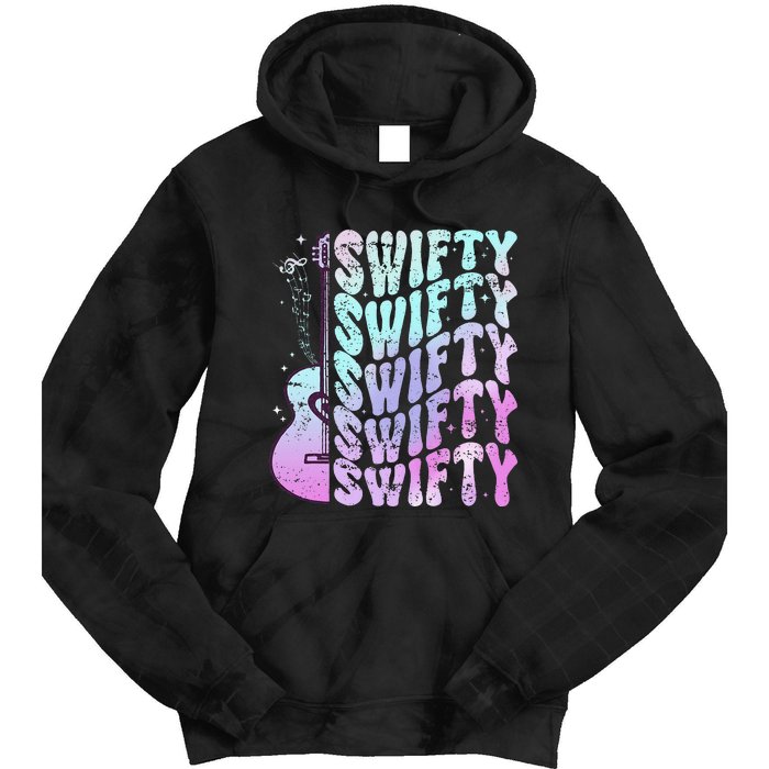 Taylor First Name I Love Taylor Girl Groovy 80S Tie Dye Hoodie