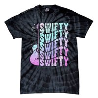 Taylor First Name I Love Taylor Girl Groovy 80S Tie-Dye T-Shirt