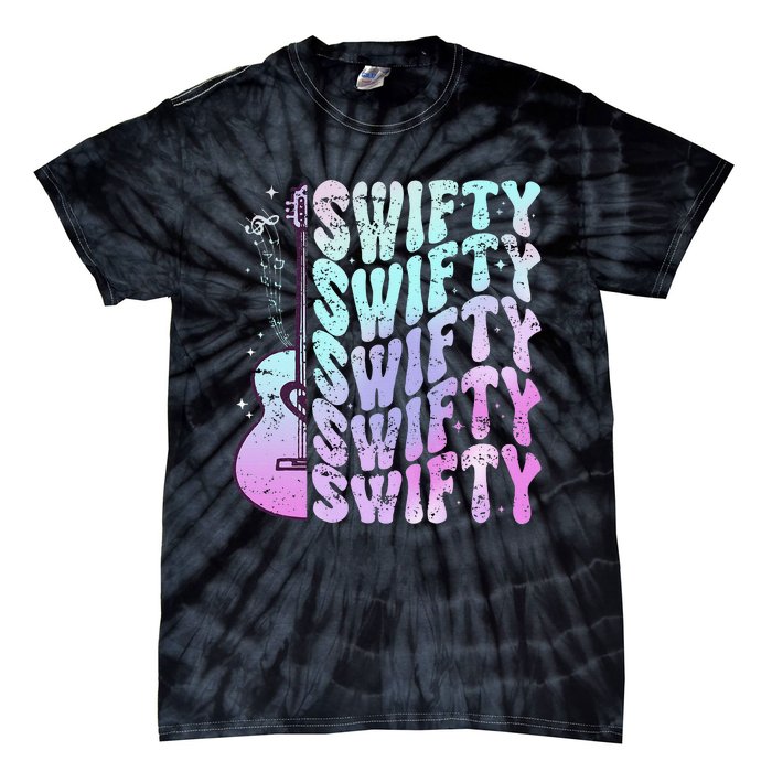 Taylor First Name I Love Taylor Girl Groovy 80S Tie-Dye T-Shirt