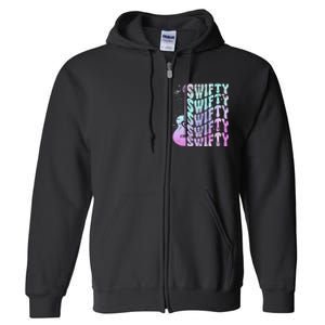 Taylor First Name I Love Taylor Girl Groovy 80S Full Zip Hoodie