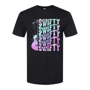 Taylor First Name I Love Taylor Girl Groovy 80S Softstyle CVC T-Shirt