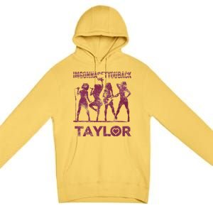 Taylor First Name I Love Taylor Im Gonna Get You Back Groovy 80s Premium Pullover Hoodie