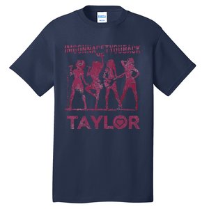 Taylor First Name I Love Taylor Im Gonna Get You Back Groovy 80s Tall T-Shirt