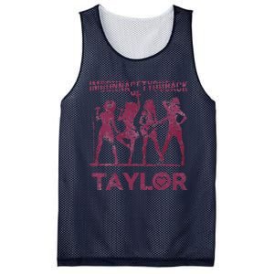 Taylor First Name I Love Taylor Im Gonna Get You Back Groovy 80s Mesh Reversible Basketball Jersey Tank