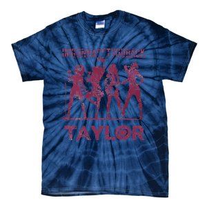 Taylor First Name I Love Taylor Im Gonna Get You Back Groovy 80s Tie-Dye T-Shirt