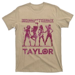 Taylor First Name I Love Taylor Im Gonna Get You Back Groovy 80s T-Shirt