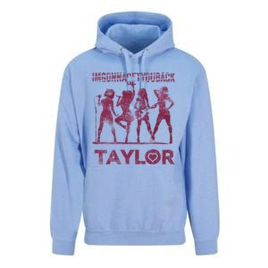 Taylor First Name I Love Taylor Im Gonna Get You Back Groovy 80s Unisex Surf Hoodie