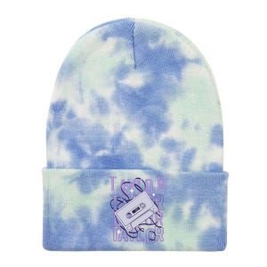 Taylor First Name Personalized Groovy 80S Birthday Tie Dye 12in Knit Beanie