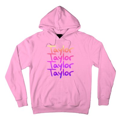 T.aylor First Named Baby funny Birthday Hoodie