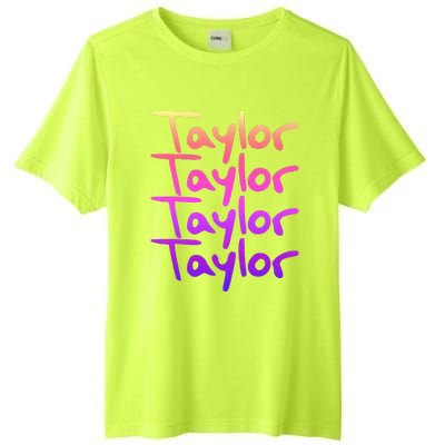 T.aylor First Named Baby funny Birthday Tall Fusion ChromaSoft Performance T-Shirt