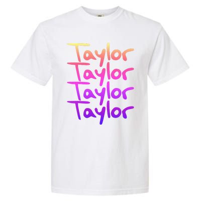 T.aylor First Named Baby funny Birthday Garment-Dyed Heavyweight T-Shirt