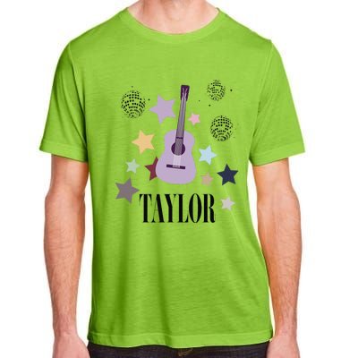 Taylor First Name Personalized Groovy Birthday Adult ChromaSoft Performance T-Shirt