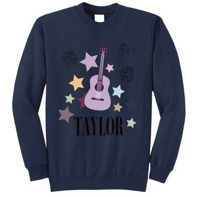 Taylor First Name Personalized Groovy Birthday Sweatshirt