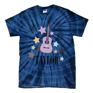 Taylor First Name Personalized Groovy Birthday Tie-Dye T-Shirt