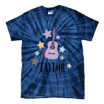 Taylor First Name Personalized Groovy Birthday Tie-Dye T-Shirt