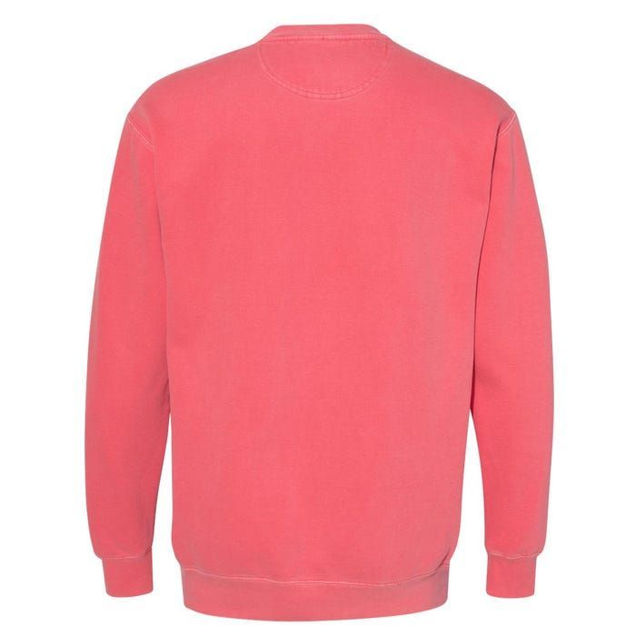 Thanks For Not Pulling Out Funny Happy Fathers Day Garment-Dyed Sweatshirt