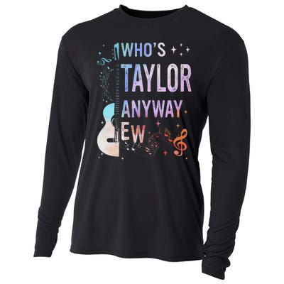 Taylor First Name Who Is Taylor Anyway Ew Groovy 80s Cooling Performance Long Sleeve Crew