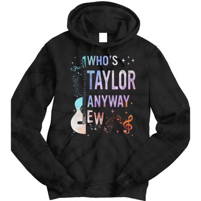 Taylor First Name Who Is Taylor Anyway Ew Groovy 80s Tie Dye Hoodie