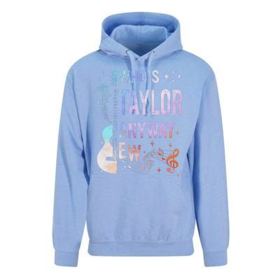 Taylor First Name Who Is Taylor Anyway Ew Groovy 80s Unisex Surf Hoodie