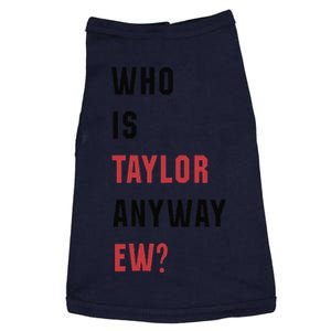 Taylor First Name Who Is Taylor Anyway Ew Retro Groovy 80S Doggie Tank