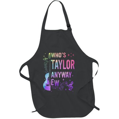 Taylor First Name Who Is Taylor Anyway Ew Groovy 80S Full-Length Apron With Pockets